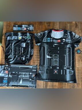 INKnBURN bundle! Vintage running shirt, tech tube, headband, & backpack! NWT!